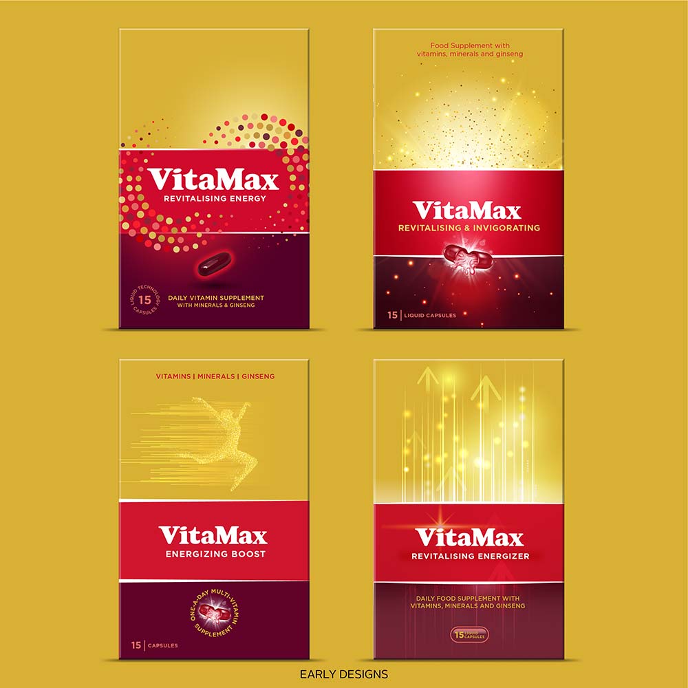 Vitamax Brand Evolution and Pack Design Case Study