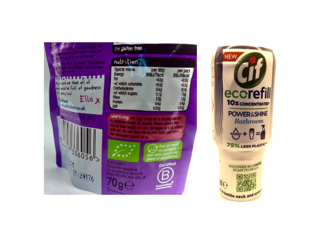 CIF QR Code and eco-friendly packaging